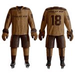 international ice hockey uniform manufacturer & exporter. Whether you belong to a small club or a professional NHL team, Great Fit Sports has the perfect solution for your custom jersey needs. As a leading private label custom clothing company based in Pakistan (Sialkot), we manufacture top-quality sportswear, including customizable ice hockey uniform jerseys and shirts. But that’s not all; we also offer a wide range of activewear, casual wear, gloves, and accessories.