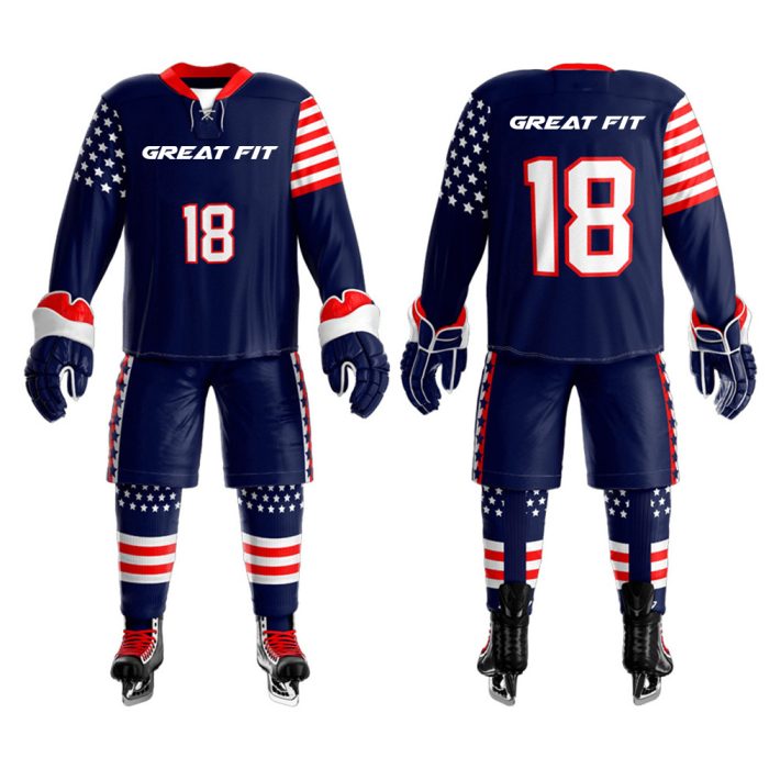 Customized Youth Ice Hockey Uniforms - Image 2