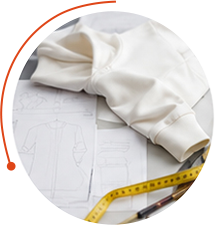 Fabric prepared for pre-production sampling
