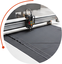 Automatic fabric cutting process